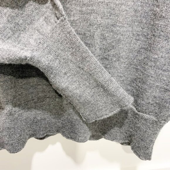 Ladies Parkhurst Grey Wool-Blend Turtleneck Sweater - Size Small - Picture 4 of 6